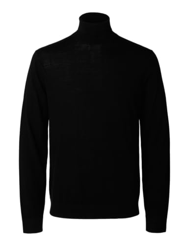SELECTED HOMME Male Rollkragenpullover 100% Merinowoll