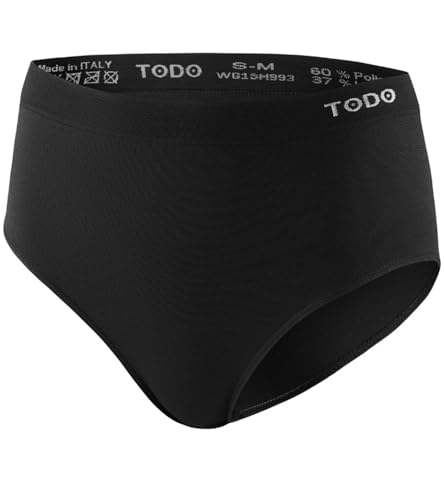 TODO 37% Merino Slip Damen - Hohe Taille Unterhose Damen....