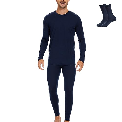 MERINNOVATION 100% Merino Unterwäsche Herren Set Leicht,...