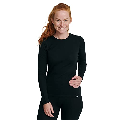 DANISH ENDURANCE Women's Merino Long Sleeved Shirt S Black...