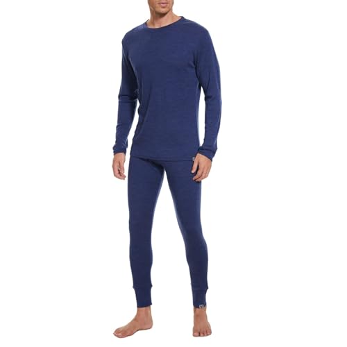 MERINNOVATION 100% Merino Unterwäsche Herren Set Leicht,...