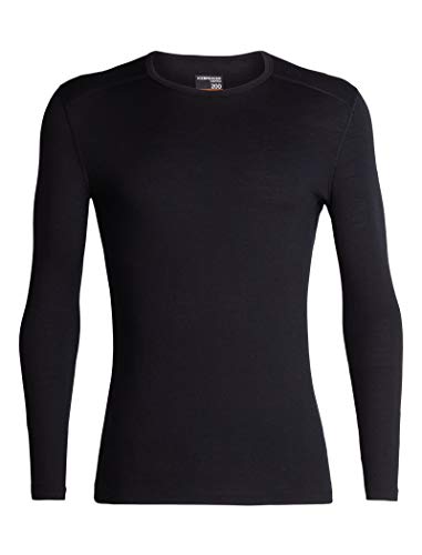 Icebreaker Herren Funktionsshirt 200 Oasis LS Crewe, Black,...