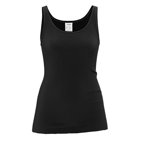 HERMKO 40310 Damen Achselhemd aus Merinowolle/Tencel,...