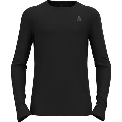 Odlo Herren Merino 200 Undershirt, Schwarz, L EU