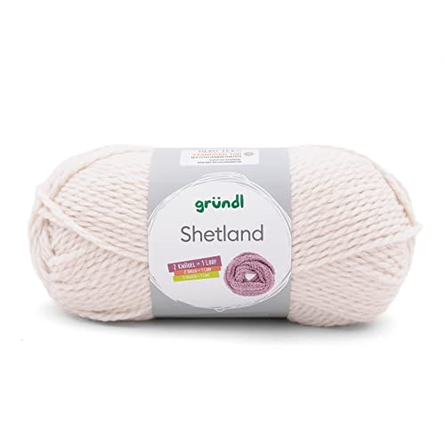 Gründl Shetland Wolle (modisches und weiches Strickgarn aus...