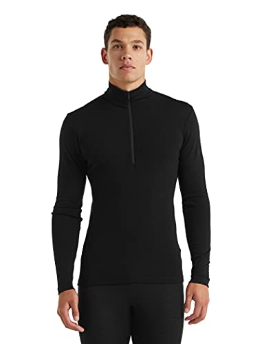 Icebreaker Herren Everyday Langarmshirt mit halben...