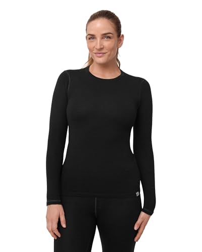 DANISH ENDURANCE Merinowolle Langarm Shirt Damen, Premium...