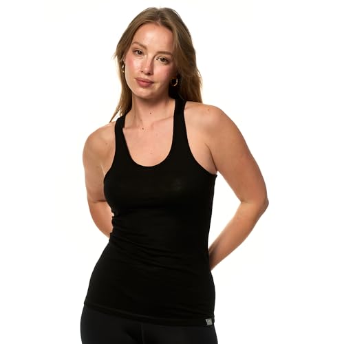 Merino.tech 100% Merino Unterwäsche Damen, Merino Unterhemd...