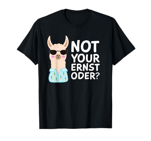 Mädchen Guanako LamaZüchter Llama Not your ernst oder...