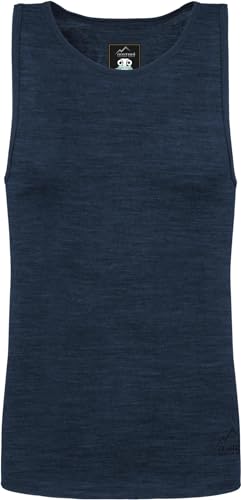 Herren Merino Unterhemd Trägerhemd Funktionsshirt 100%...