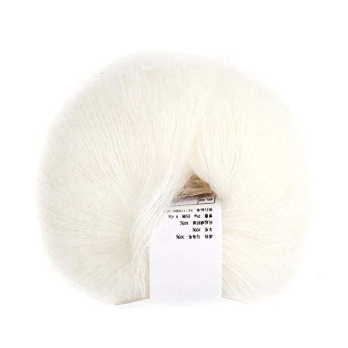 26g / Rolle Weiche Angora Mohair Garn Lange Wolle Strickgarn...