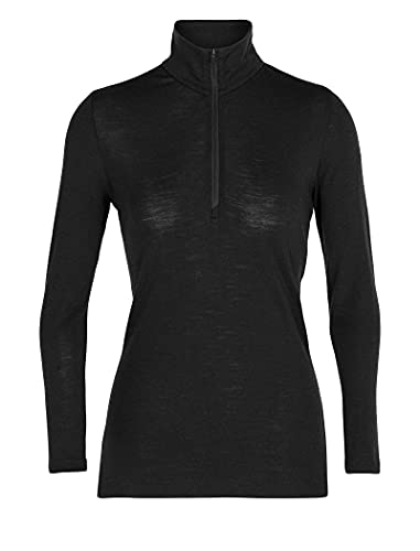 Icebreaker Damen 100% Merino Wolle Everyday Langarmshirt mit...