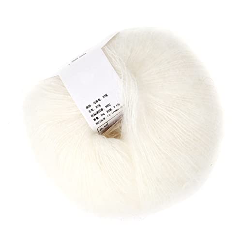 Mohair Wolle zum Stricken, Weiches Angora Mohair Garn,...
