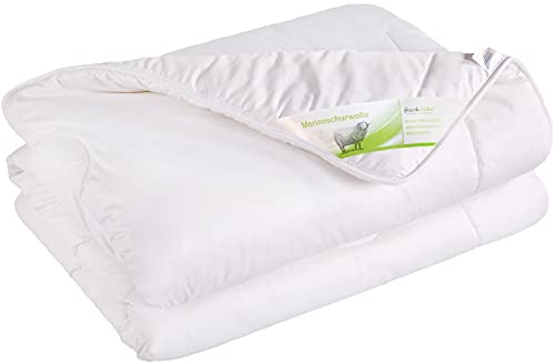 franknatur Bettdecke Winter Merino Schaf-Schurwolle -...
