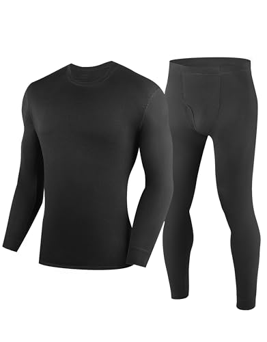 YESWEL 100% Merino Unterwäsche Herren Set, Weich Winter...