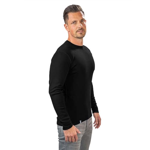 ALPIN LOACKER 100 Merino Langarmshirt Herren 230g/m2 I...