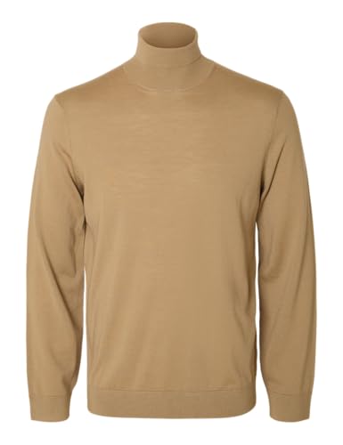 SELECTED HOMME Male Rollkragenpullover 100% Merinowoll
