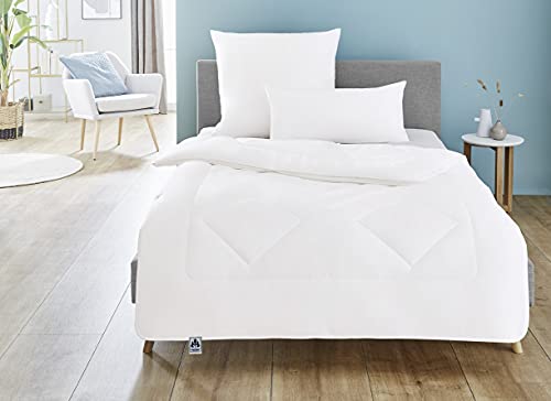 Irisette Merino Steppbett, 4-Jahreszeiten Bettdecke aus...