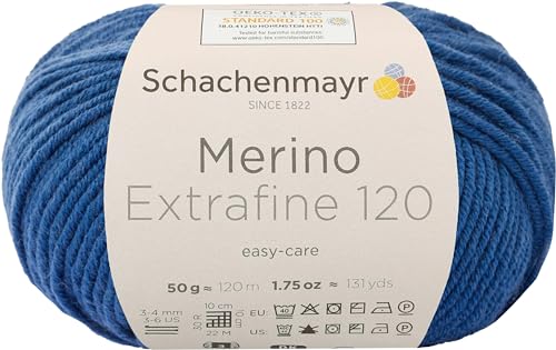 Schachenmayr Merino Extrafine 120, 50G jeans Handstrickgarne