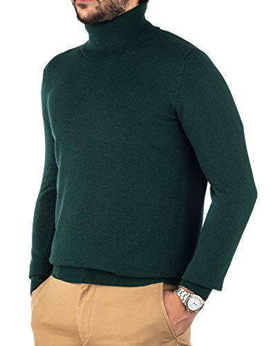 Cashmere Zone – Rollkragenpullover Herren Kaschmir Wolle...