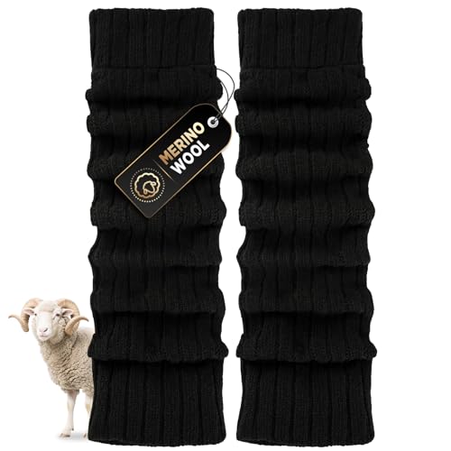 SukModen Stulpen Damen aus Wolle, Weiche Winter Beinstulpen,...