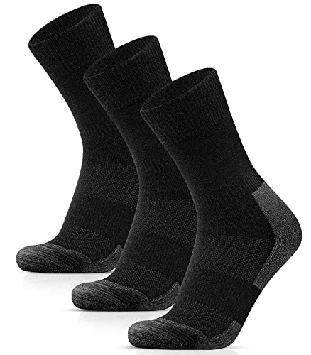 HIYATO Merino Wandersocken Herren & Damen 3 Paar -...