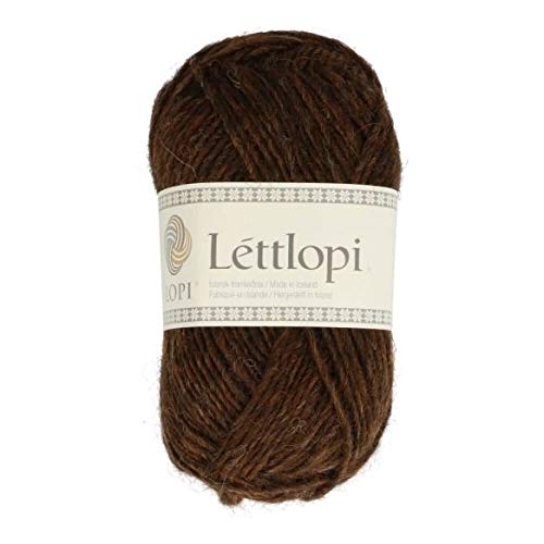 Lettlopi Wolle 0867 walnuss braun, Islandwolle zum Stricken...