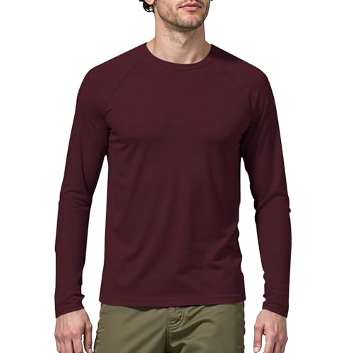 ineepor Merino Shirt Herren Langarm Thermounterwäsche...