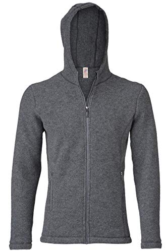 Engel Jacke mit Kapuze Merino Wollfleece, 50-52/50/52,...