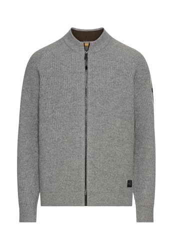 camel active Herren Strickjacke aus Reiner Lammwolle...