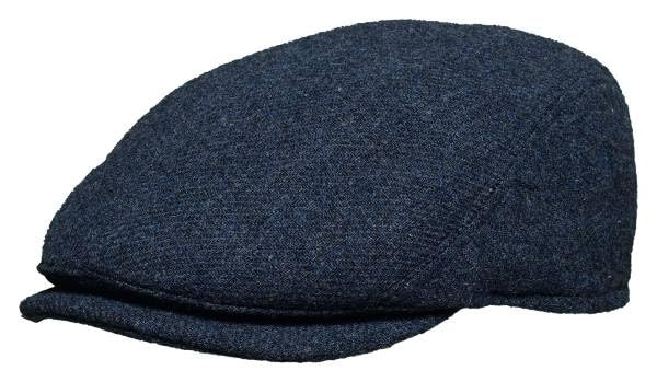 fiebig Flatcap Shetlandwolle Melange mit Ohrenklappen jeans...