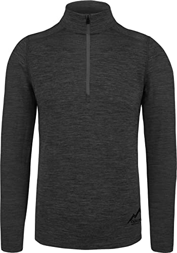 normani Herren Premium Merino Outdoor Langarm-Shirt...