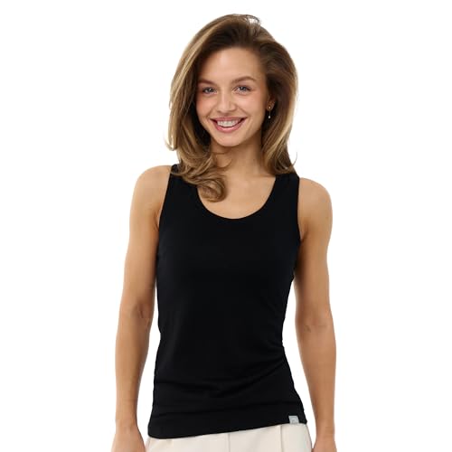 Merino.tech 100% Merino Unterwäsche Damen, Merino Unterhemd...