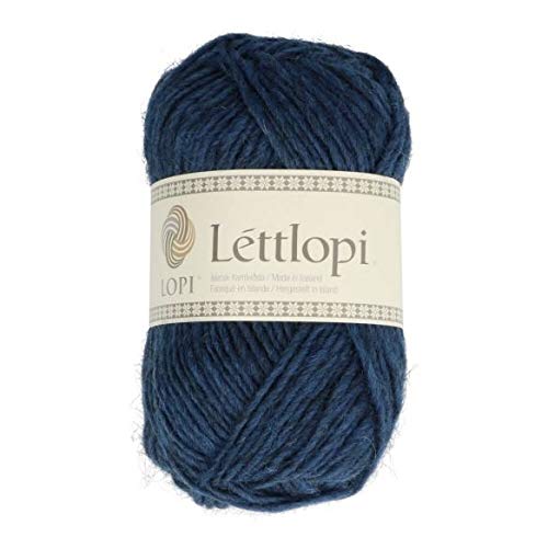 Lettlopi Wolle 9419 denim blau, Islandwolle zum Stricken von...