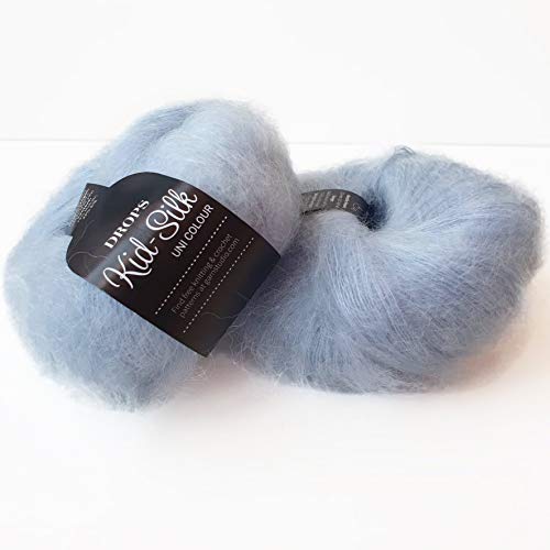 Mohair und Seide Garn Drops Kid-Seide, 0 oder Spitze,...