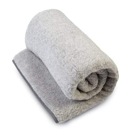 Merino Wool Leichte Decke aus Merinowolle, kariert, 100%...