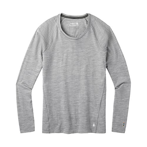 Smartwool Damen Merino 150 Baselayer Long Sleeve Light Grey...