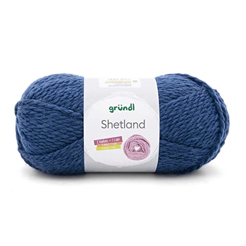 Gründl Shetland Wolle (modisches und weiches Strickgarn aus...