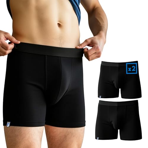 ALPIN LOACKER Merino Boxershorts Herren 2er Pack mit...