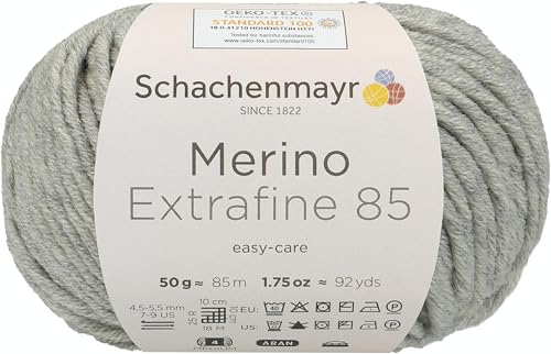Schachenmayr Merino Extrafine 85, 50G light grey heather...