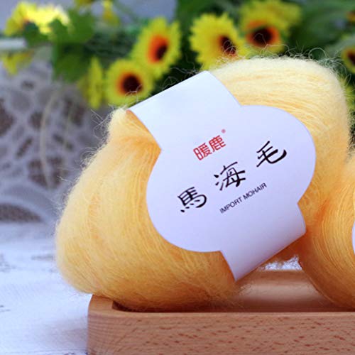 Weiche Mohair-Kaschmir-Strickwolle, Strickgarn, DIY, Schal,...