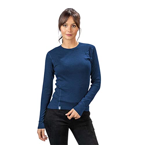 ALPIN LOACKER 100 Merino Langarmshirt Damen 230g/m2 I...
