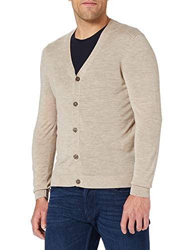 Maerz Herren Cardigan Summer Merino Strickjacke, Beach, 52