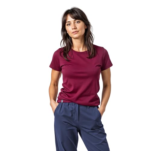 ALPIN LOACKER Merino Shirt Damen Kurzarm und Poloshirt I...