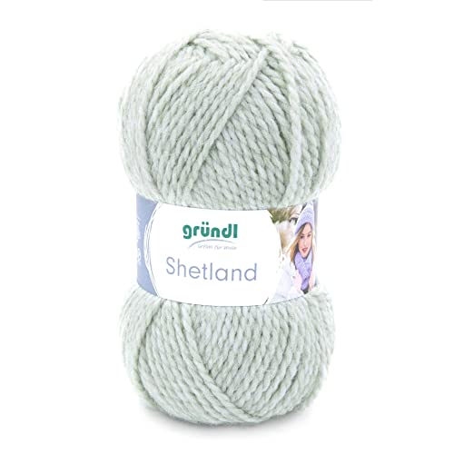 Shetland Wolle von Gründl,100g/170m,NS7-8,80% Polyacryl,...