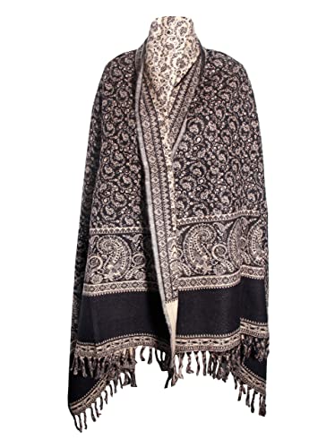 TIBET Warmer Winterschal aus reiner Yakwolle, Schal,...