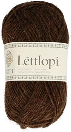 Álafoss 1522-0867 Garn, Chocolate Heather, 50g/1.75oz....