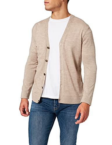 Maerz Herren Cardigan Summer Merino Strickjacke, Beach, 52