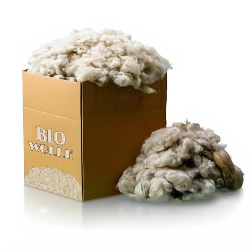 Schafwolle - Natur Dünger und Schneckenschutz für Bio...