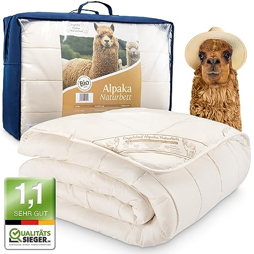 Engelshof Alpaka Sommerdecke Ganzjahresdecke Decke 135x200...